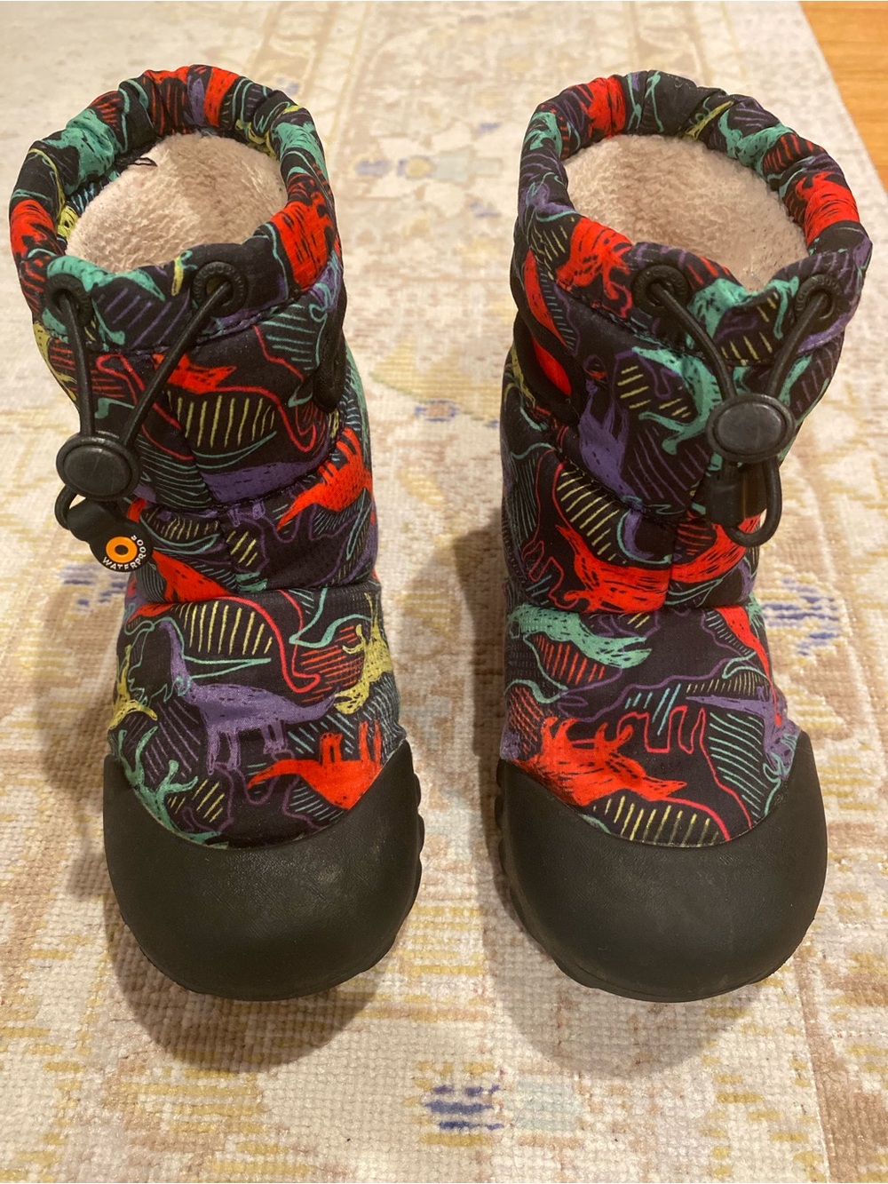 BOGS Kids Winter Boots with Dinosaurs